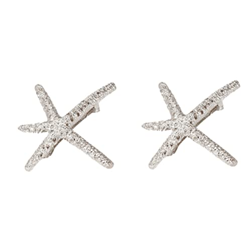 MUSISALY 4stücke Metall Haarnadeln Mit Seestern-motiv Haarschmuck Für Damen Seestern Haarspangen Styling-haar-accessoires Für Hochzeit Party Alltag von MUSISALY