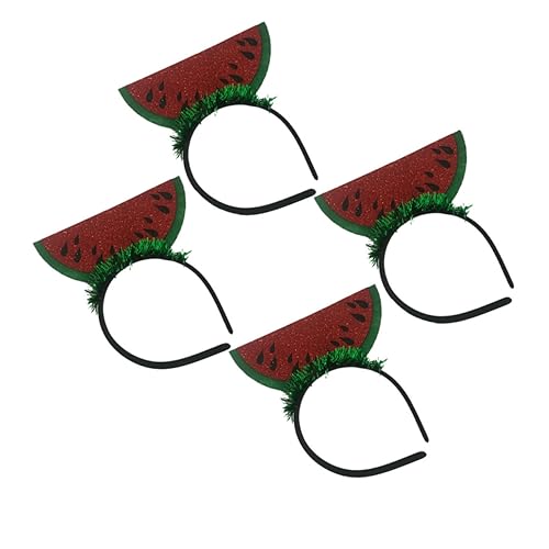MUSISALY 4stücke Stirnbänder Mit Wassermelonen-design Haarreifen Kopfschmuck Haar-accessoires Für Partyzubehör Und Dekoration Leicht Und Tragbar Für Verschiedene Anlässe von MUSISALY