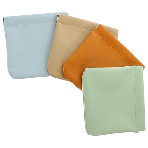 MUSISALY 4stücke Kosmetiktasche Für Damen Mit Spiegel Tragbare Make-up-Tasche Kleine Reise-schminktasche Lippenstiftetui Aus Etui Für Handtasche von MUSISALY