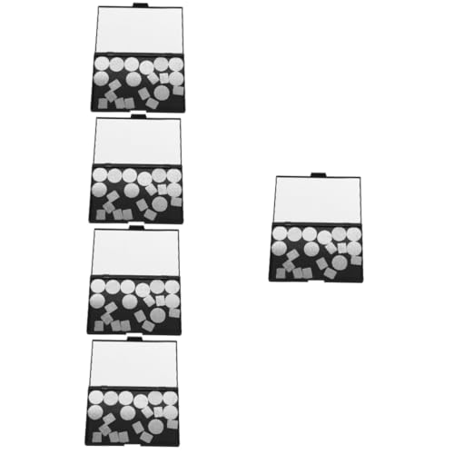 MUSISALY 5 Sets Make Up Magnet Tablett Tabletts Make Up Paletten Lidschatten Make Up Paletten Lidschatten Tablett Mit Pfannen Leere Make Up Palette Damen Lidschatten Palette von MUSISALY