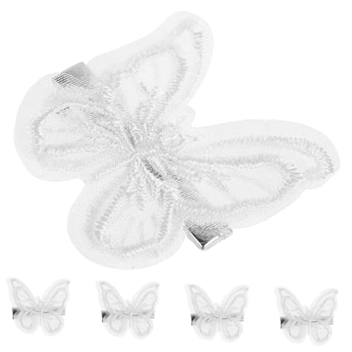 MUSISALY 5 Stücke Schmetterling Haar Clip Mädchen Haar Clips Weiß Schmetterlinge Barrettes Spitze Schmetterlinge Haarnadel MUSISALY 5 Stücke Schmetterling Haar Clip Mädchen Haar Clips Weiß Schmetterlinge Barrettes Spitze Schmetterlinge Haarnadel von MUSISALY