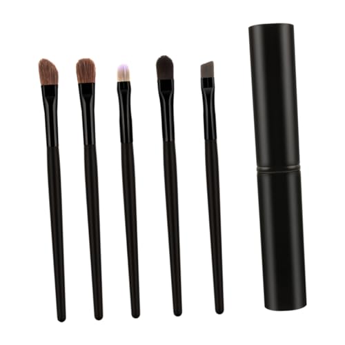 MUSISALY 5-teiliges Augen-make-up-pinsel-set Zum Verblenden Von Eyeliner Und Lidschatten Kosmetik-tools Mit Aufbewahrungsbox von MUSISALY