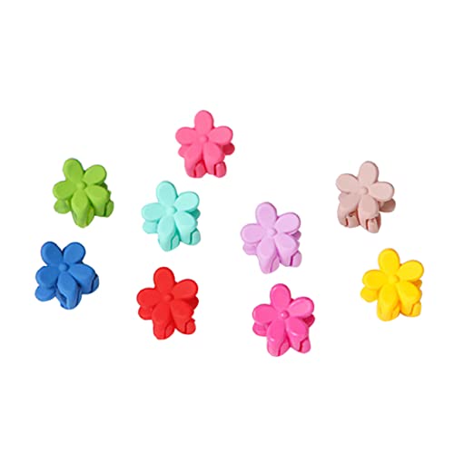 MUSISALY 50stücke Mädchen Haarspangen Matte Mini Haarklammern in Blumenform Für Junge Mädchen Haarschmuck Für Geburtstagsfeiern Und Anlässe von MUSISALY