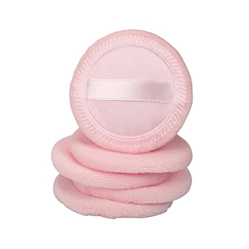 MUSISALY 5stücke Runde Puderquaste Aus Baumwolle Puder Für Foundation Mineralpuderquaste Für Damen Und Mädchen Make-up-tool von MUSISALY