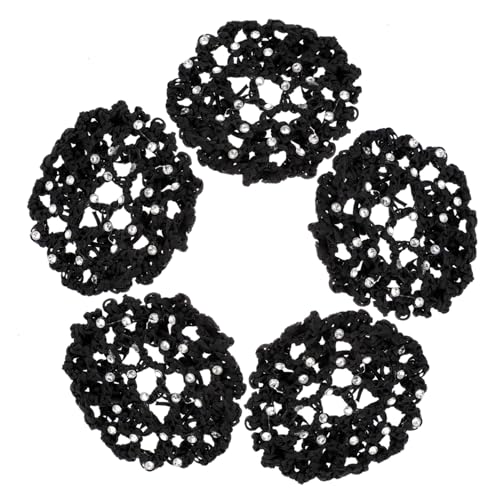 MUSISALY 5stücke Damen Haar Bündchen Abdeckungen Haar Netze Wickelsteine Strass Styling Werkzeuge von MUSISALY