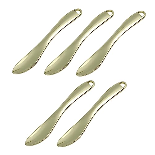 MUSISALY 5 Stück Hautpflegespatel für Augencreme Lotion Make-up-löffel Beauty Scoops Vergoldung Tragbar und Elegant für Festivals von MUSISALY
