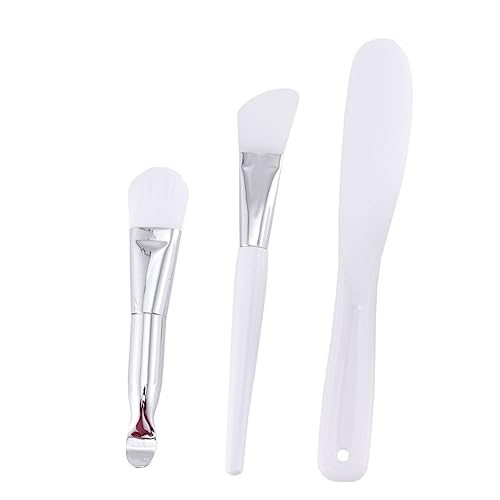 MUSISALY 5stücke Schüssel-gesichtsmaske Diy-set Werkzeuge Für Gesichtsmasken Silikon-kunststoff-mixer Einfache Kleine Maskenschale Für Frauen Und Mädchen Weiß Leicht Zu Reinigen von MUSISALY