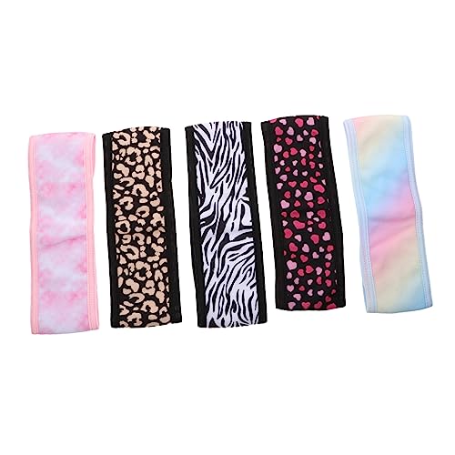 MUSISALY 5stücke Lauf Stirnband Sport Stirnbänder Für Yoga Dusche Make-up Feuchtigkeitsbinden Kopfschmuck Haarbands von MUSISALY