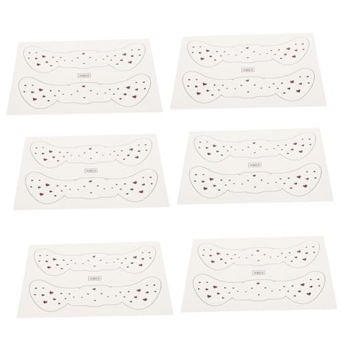 MUSISALY 6blätter Temporäre Tattoos Aufkleber Für Gesicht Freckles-tattoos Sicheres Make-up-accessoire Für Party Cosplay Maskerade von MUSISALY