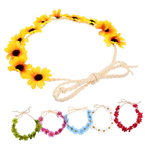 MUSISALY 6stücke Teiliges Bohemian Blumen-haarband Frauen Dekorative Stirnbänder Für Hochzeiten Partys Und Fotoshootings von MUSISALY