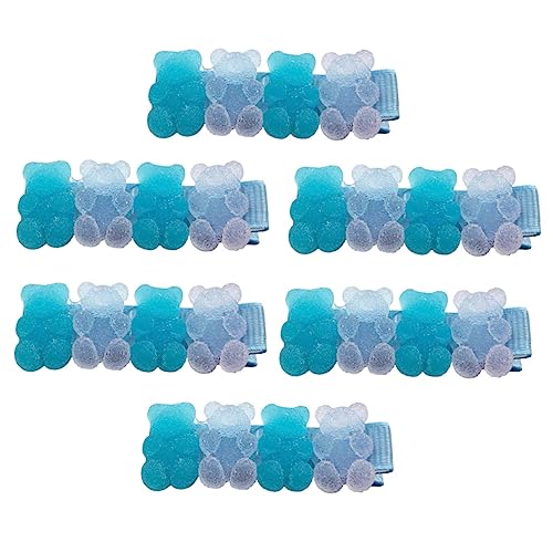 MUSISALY 6 Stück Haarnadeln Blau Süße Haarspangen Für Kinder Tierdesign Rutschfest Haarschmuck Für Partys Und Alltagsgebrauch von MUSISALY