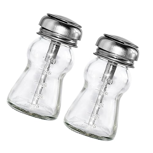 MUSISALY 2stücke Nagellackentfernerflasche Aus Leere Glasflasche Mit Pumpspender Kompakt Und Tragbar Für Make-up-entferner Und Kosmetikflüssigkeiten von MUSISALY