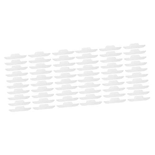 MUSISALY Shirt Ring Unsichtbar 60 Stück Krempenpolster Feuchtigkeitsableitend Hemdenkragen Hemdschutz Hemdschutzpolster Kragen Nacken Schweißfutter Nackenschweißschutz Nackenschweißpolster Aufkleber von MUSISALY