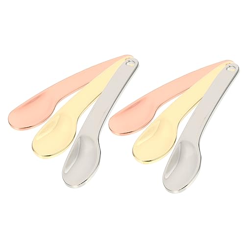 MUSISALY Kleine Metall Kosmetikspatel Mini-spatel Für Creme Make-up-löffel Beauty-schaufel Für Hautpflege von MUSISALY