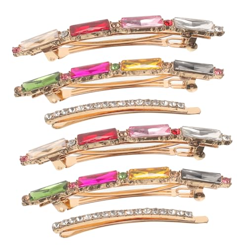 MUSISALY 6stücke Haarspangen Für Frauen Mädchen Mit Strasssteinen Haar Clips Barrettes Haarnadeln Für Verschiedene Outfits von MUSISALY