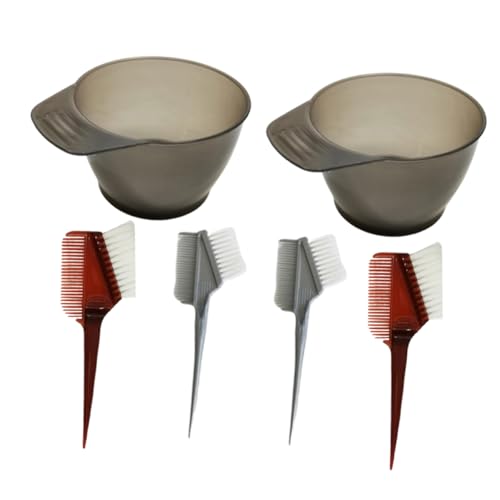 MUSISALY 6St Haarfärbekamm haarfärbemittel hair color spray hair dye kit Haarfärbewerkzeuge Haarfärbebürste Haarfärbepinsel Werkzeuge zum Färben von Haaren Haarfärbeschale Frisierschüsseln von MUSISALY