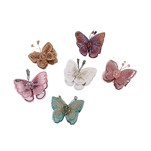 MUSISALY 6 Stück Dekorative Haarnadeln Bestickte Haarnadeln Clip Haarschmuck Für Frauen Mädchen Und Kinder von MUSISALY