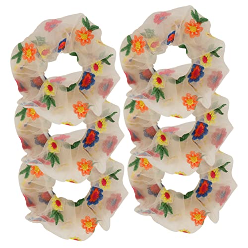 MUSISALY Haarschmuck Blumen Gajra Netzgewebe Haargummis Pferdeschwanzhalter Haar-accessoires Für Frauen Und Mädchen Elastisch Und Atmungsaktiv MUSISALY Haarschmuck Blumen Gajra Netzgewebe Haargummis Pferdeschwanzhalter Haar-accessoires Für Frauen Und Mädchen Elastisch Und Atmungsaktiv von MUSISALY