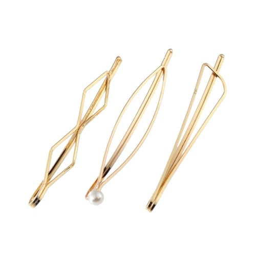 MUSISALY 6er Set Geometrische Haarklammern Mit Perlendesign Stylische Haarspangen Für Frauen Und ädchen Vielseitige Haarpin Accessoires Verschiedenen Mustern von MUSISALY