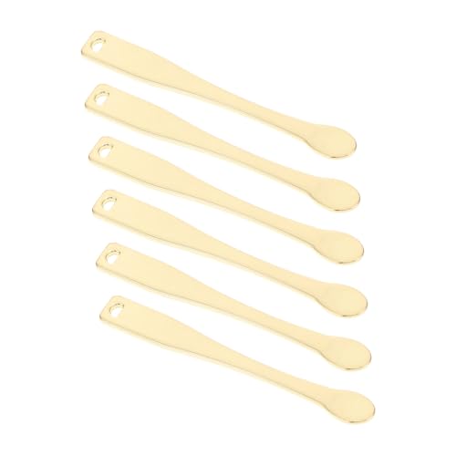 MUSISALY Gesichtscreme-schaufel-werkzeug 6 Stück Creme-löffel Aus Metall Für Die Anwendung Von Maskencreme Leicht von MUSISALY