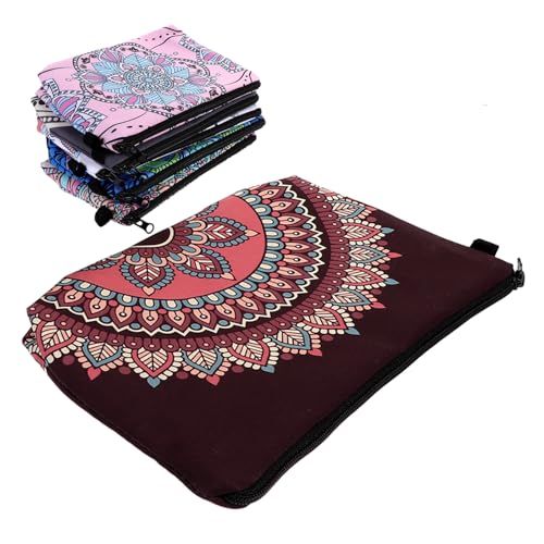 MUSISALY 6stücke Kosmetiktasche Für Damen Reise-Make-up-Tasche Aus Hochwertigem Material Tragbar Und Langlebig Für Lippenstift Lipgloss Und Hautpflege Mit Reißverschluss Kompakt Und von MUSISALY