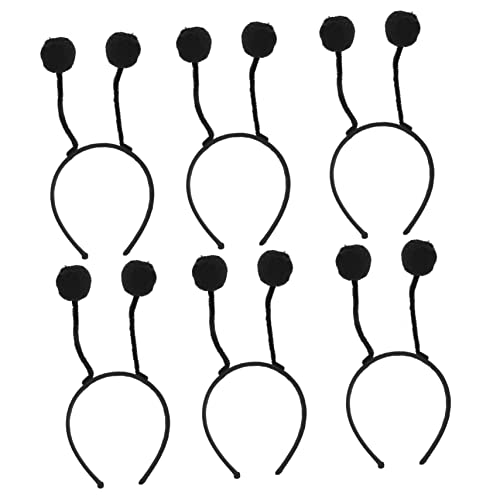 MUSISALY 6stücke Haarband Stirnband Ball Design Party Haar Band Cartoon Headwear Für Mädchen Mit Glatter Oberfläche Haarreifen Als Foto Requisit von MUSISALY