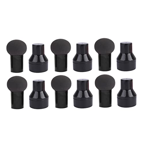 MUSISALY 6stücke Kosmetikquaste Für Flüssige Foundation Tragbarer Make-up-puff Nass-trocken-puff Kosmetikbedarf Make-up-pinsel Für Frauen von MUSISALY