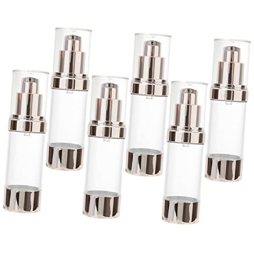 MUSISALY 6stücke Luftlose Pumpflasche Vakuumflasche Reise Kosmetikbehälter Lotionflasche Für Cremes Shampoo Und Handcreme von MUSISALY