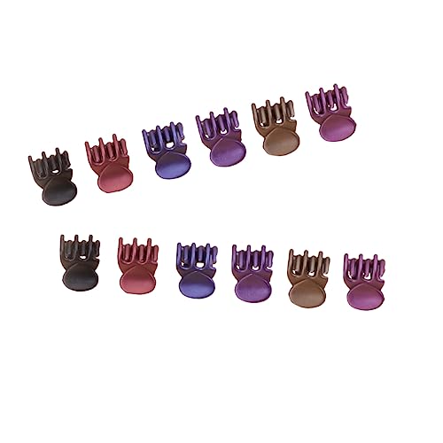 MUSISALY 72stücke Mini Haarklammern Bunte Kunststoff Haarklammern Mit Zähnen Rutschfester Für Damen Und Mädchen Praktische Haaraccessoires Für Verschiedene Frisuren von MUSISALY