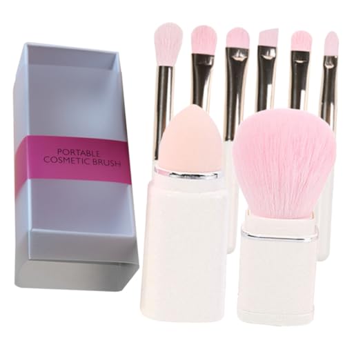 MUSISALY Mini-reise-make-up-pinsel-set 8-in-1-kosmetikpinsel-set Weiches Pinseletui Für Augen-make-up Gesichts-make-up Griff Tragbar Für Mädchen von MUSISALY