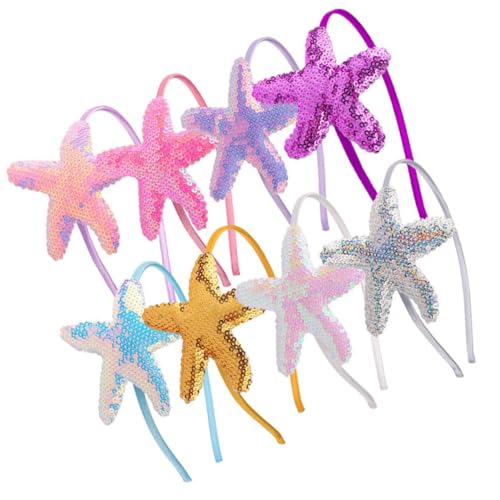 MUSISALY 8stücke Seestern Mädchen Haarreif Tier Kopfschmuck Haar Zubehör Für Junge Mädchen Party Alltag Bühnenauftritt von MUSISALY