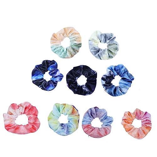 MUSISALY 9stücke Scrunchie Mit Tasche Und Reißverschluss Haargummis Für Pferdeschwanz Haarschmuck Für Frauen Haar Zubehör Mit Schlüsseltasche Geld Und Lippenstift Aufbewahren von MUSISALY