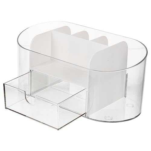 MUSISALY Transparenter Schreibtisch-organizer Für Make-up Aufbewahrungsbox Für Kosmetik Tabletop-halter Für Zuhause Schmink-organizer Platzsparende Lagerung Für Bad Und Schlafzimmer von MUSISALY