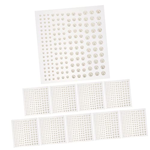 MUSISALY Aufkleber Für Haare Und Gesicht 10 Blatt Selbstklebende Folie Edelsteine ​​für Nagelkunst Dekorativ von MUSISALY