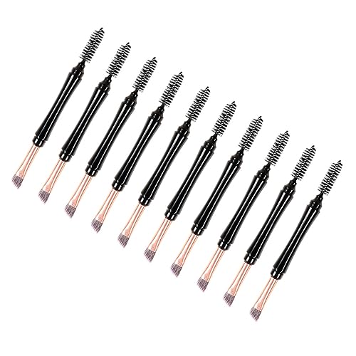 MUSISALY Tragbares Pinsel-set 10-teilig Doppel-make-up-pinsel Für Mascara von MUSISALY