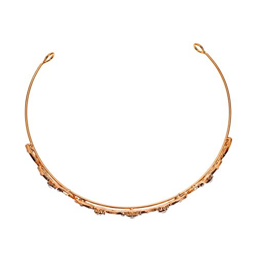 MUSISALY Tiara Für Braut Hochzeit Barockkopfschmuck Glänzendes Schmuckstück Filigranes Design Leicht Und Komfortabel Zu Tragen von MUSISALY
