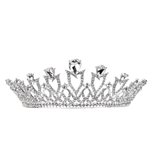MUSISALY Kristallkrone Mit Strasssteinen Tiara Stirnband Kopfschmuck Für Geburtstagsfeiern Und Hochzeit von MUSISALY