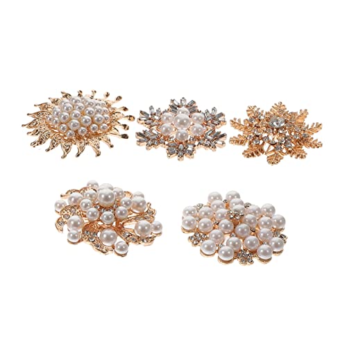 MUSISALY 5 Stück Strass-anhänger Für Kopfbedeckungen Diy-kleidungsdekor Kleidungsanhänger Aus Legierung Diy-bastelbedarf von MUSISALY