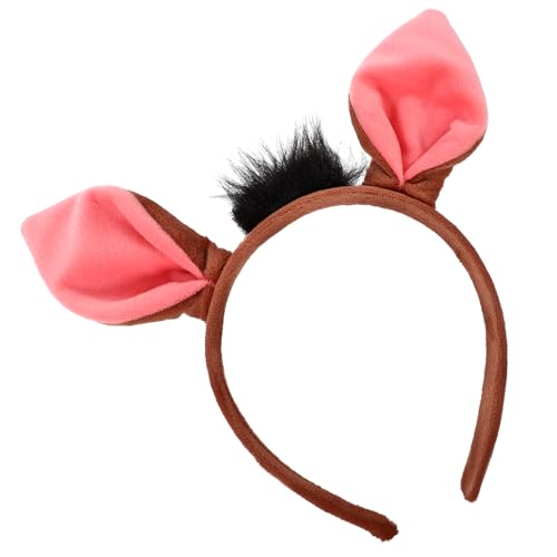 MUSISALY Cosplay Warzenschwein Stirnband Weiches Pig Ear Headband Party Kostüm Accessoire Für Karneval Maskerade Festliche Verkleidung von MUSISALY