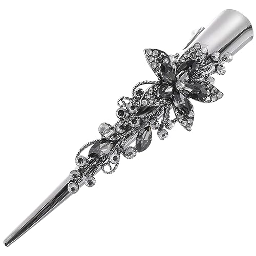 MUSISALY Metall-haarspange Mit Strass Entenschnabel-form Dekorativ Für Damen Haarschmuck Für Party Und Alltag Robust Und Sicher von MUSISALY