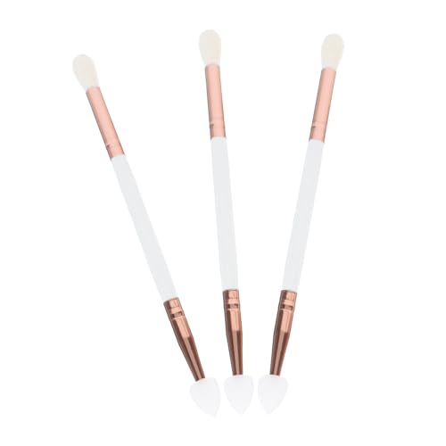 MUSISALY Doppelseitiger Lidschattenpinsel Mit Herzförmigem Silikon Für Make-up-tool Praktisches Design Zum Auftragen Von Lidschatten Leicht Zu Tragen Und Aufzubewahren von MUSISALY