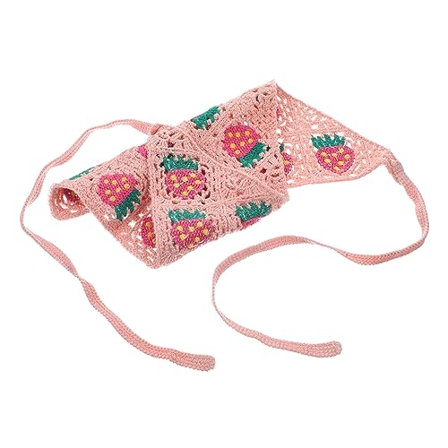 MUSISALY Dreieckiges Gehäkeltes Haartuch Bandana-schal Für Damen Kopftuch Aus Polyester Gehäkeltes Haartuch Dreieckiges Kopftuch Für Frauen Und Mädchen Accessoire Für Alltag Partys Und Reis von MUSISALY