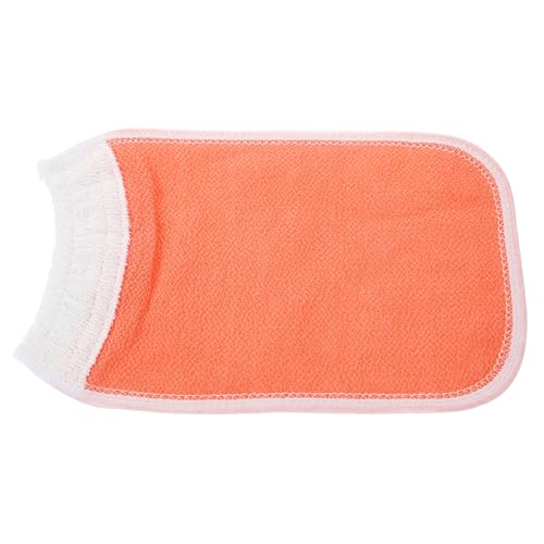 MUSISALY Double-sided Bathing Scrubbers Handschuhe Weiche Duschhandschuhe Hautpflege Für Damen Und Peeling Und Entfernen Von Abgestorbenen Hautzellen von MUSISALY
