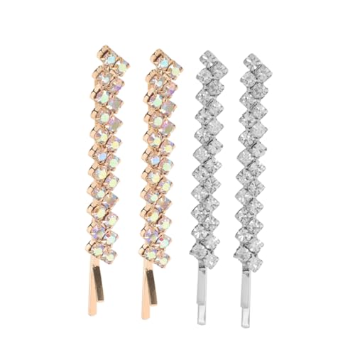 MUSISALY 2paare Funkelnde Haarspangen Haarspangen Für Strass-clips Für Dünnes Haar Für Damen Elegant Und Vielseitig Einsetzbar Für Party Feier Und Alltag von MUSISALY