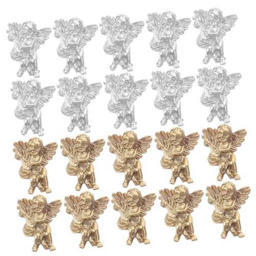 MUSISALY Einzigartige Nagel-charms – 80 Stück Engel-nagel-charms Maniküre-dekorationen Harz-nagelkunst-ornamente Für Frauen Ideal Für Weihnachten Hochzeit Und Geburtstag von MUSISALY