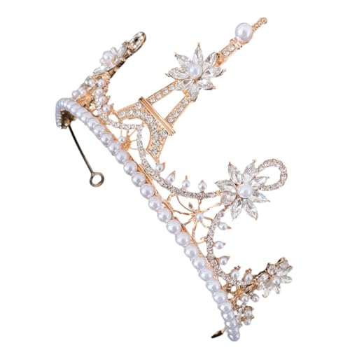 MUSISALY Kopfschmuck Mit Perlenelementen Zarte Brautkopfbedeckung Hochzeit Wiederverwendbar Elegantes Design Für Mädchen von MUSISALY