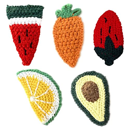 MUSISALY Haarspangen Gestrickt Zitronenförmige Haarnadeln Kopfschmuck Entzückend Für Mädchen Haarschmuck Haarspange Haarnadeln Haarspangen von MUSISALY