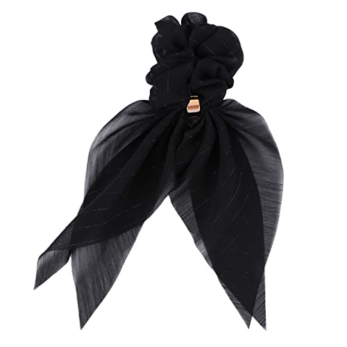 MUSISALY Elegantes Doppellagiges Haargummi Mit Schleife Pferdeschwanzhalter Für Damen Modisches Haarseil Haargummi Aus Weichem Stoff MUSISALY Elegantes Doppellagiges Haargummi Mit Schleife Pferdeschwanzhalter Für Damen Modisches Haarseil Haargummi Aus Weichem Stoff von MUSISALY