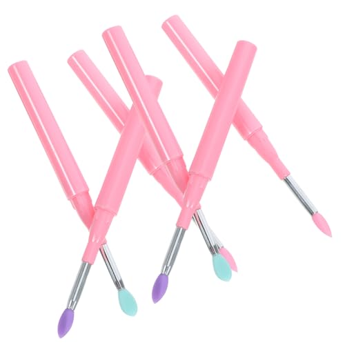 MUSISALY 6stücke Lippenpinsel Mit Abdeckungen Für Lippenstift Und Lidschattenapplikation Make-up-tools Für Frauen Vielseitig Und Kompakt Für Unterwegs von MUSISALY