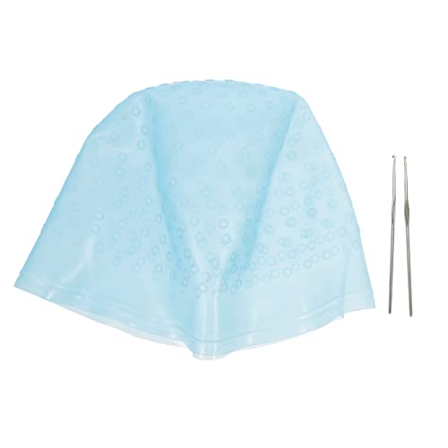 MUSISALY Färbekappen Mit Häkelnadeln Wiederverwendbarer Haar-highlights-hut Für Einfaches Haarfärben Zu Hause Salon von MUSISALY